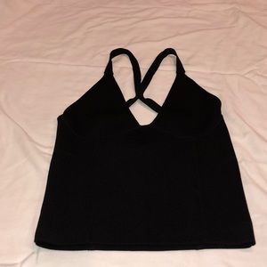 Black Zara knit tank top